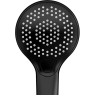 Душевой гарнитур CERSANIT NENO (стойка) 3 режима шланг 200 PVC, черный 63696